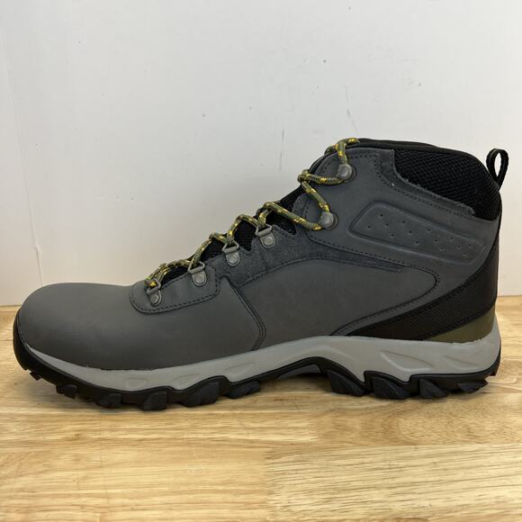 Columbia Newton Ridge Plus II Boots Graphite/Black Hiking Trail Mens Size 17 main image 10